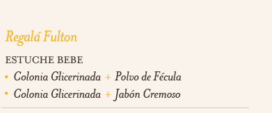 Fulton - Línea Bebé