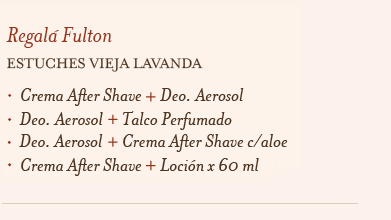 Fulton - Estuches Vieja Lavanda